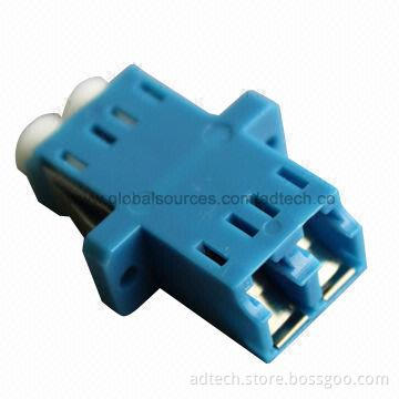 Optical Fiber Adapter LC, SM Duplex with Dust Shutter